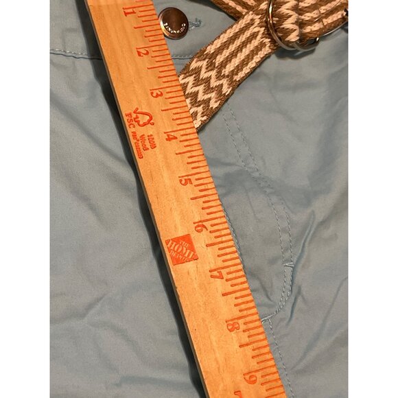 Bandolino Amalia Short Stretch Aqua Blue Womens Size 24  With Woven - Picture 5 of 16